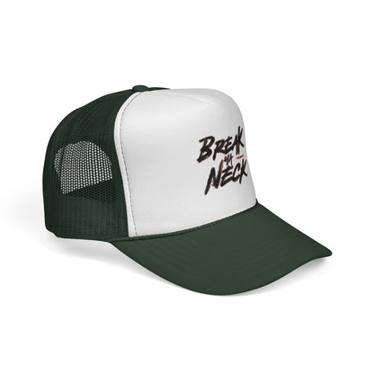 Break My Neck Trucker Cap — Vintage Skate/Streetwear Mesh Hat