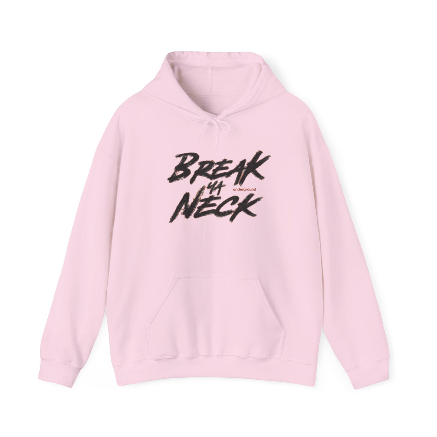 Break My Neck Hoodie — Bold Graphic Pink Streetwear Pullover