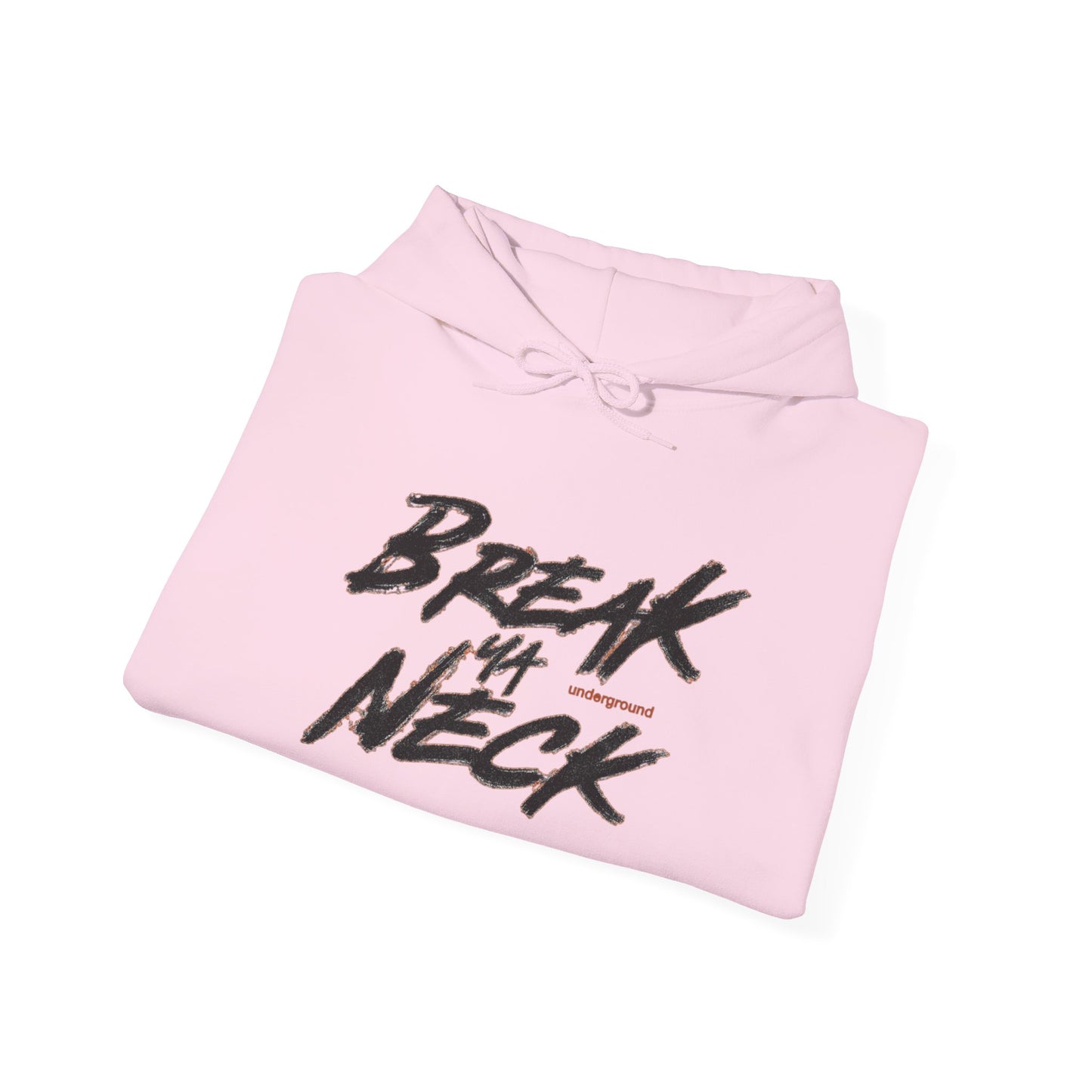 Break My Neck Hoodie — Bold Graphic Pink Streetwear Pullover