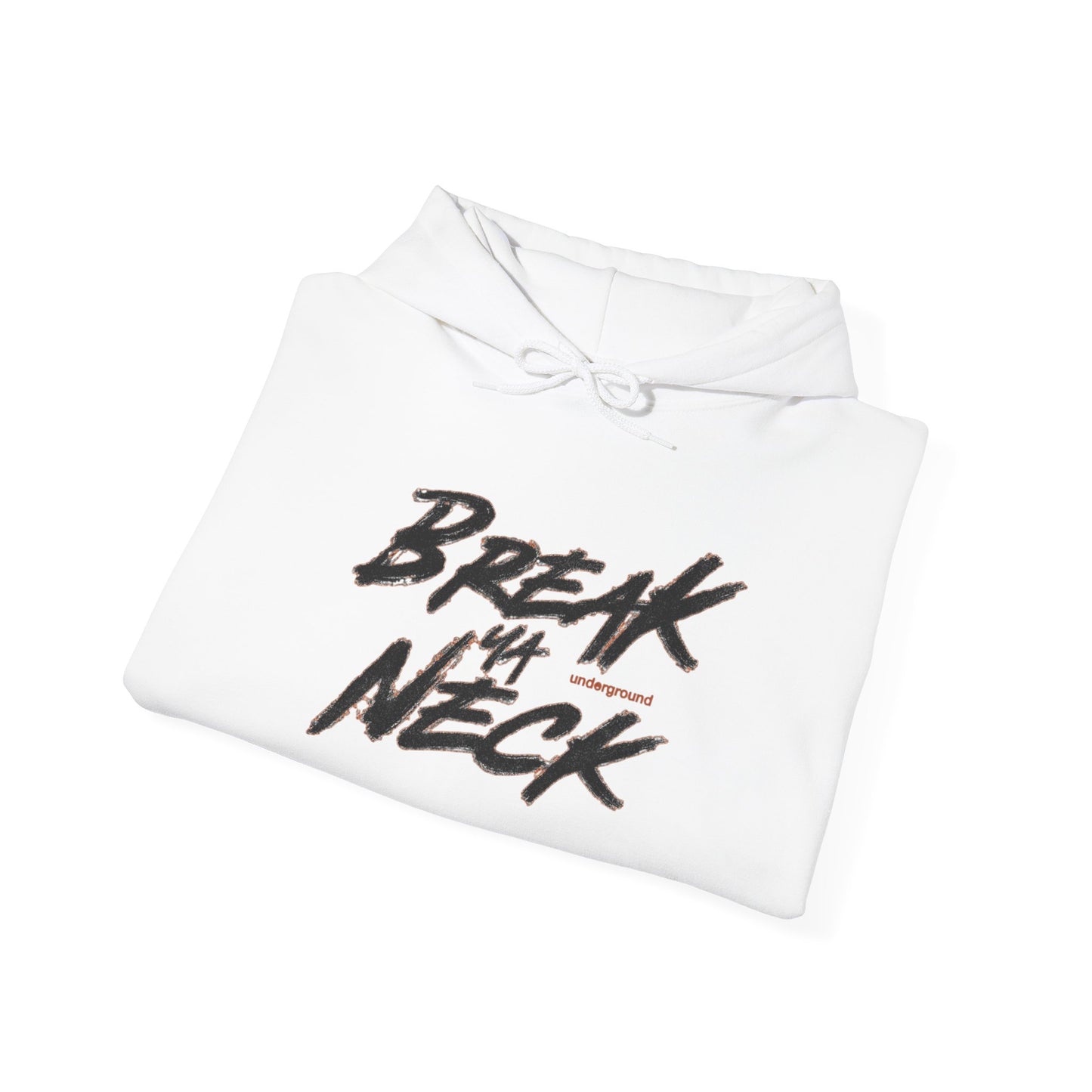 Break My Neck Hoodie — Bold Script Graphic Pullover