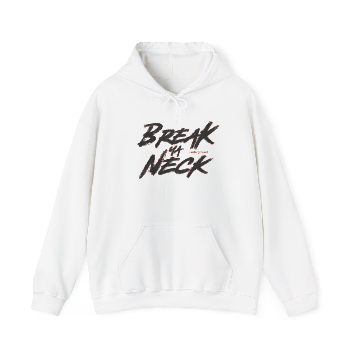 Break My Neck Hoodie — Bold Script Graphic Pullover